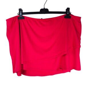 Jantzen Tummy Control Swim Skirt 20W Pink Smoothing Layered Built in Brief